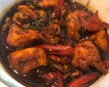 Gambar langkah 7 resipi Kam Heong Chicken.