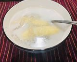 Hình bước làm 9 của món Chè chuối bột báng