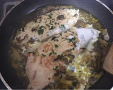 Foto del paso 3 de la receta: Solomillo de pavo con hongos y salsa de kefir, cilantro y lima