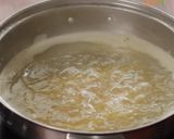 A picture of step 5 of Shrimp Pasta with Shitake Mushroom.