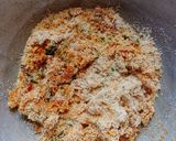 A picture of step 7 of Tomato Rava Upma.
