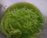 Foto langkah ke 3 dari resep Es Serbat Melon.