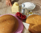 Foto del paso 2 de la receta: Pastel de princesa Elsa - Frozen