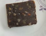 A picture of step 11 of Khoya Chocolate Barfi.