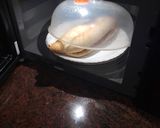 A picture of step 3 of Microwave Meatball Sandwich.