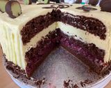 Meggyes marcipános Mozart torta recept fázis 5 fotója