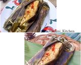 Foto langkah ke 6 dari resep Pepes Nasi Jamur Bakar.