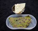A picture of step 6 of Palak paratha.