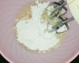 A picture of step 1 of Flaky and fudgy brownies made with oil.