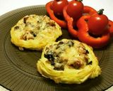Фото кроку 4 до Пюре с курицей и грибами в духовке.