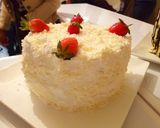 A picture of step 10 of White Forest Cake.