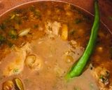 A picture of step 4 of Murgh cholay.