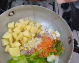 Foto del paso 1 de la receta: Crema de pollo frito