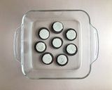 A picture of step 1 of Flower Oreo Bites with Cadbury Gems.