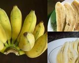 Hình bước làm 1 của món Kem chuối beo béo