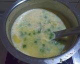 A picture of step 3 of Sweet corn soup.