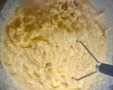 Foto del paso 4 de la receta: Setas con yema curada y crujiente de jamón ibérico sobre cama de patata y calabaza