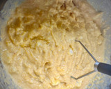 Foto del paso 4 de la receta: Setas con yema curada y crujiente de jamón ibérico sobre cama de patata y calabaza