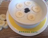 A picture of step 2 of Banana oats.