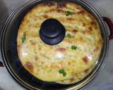 A picture of step 17 of Aloo walay nan.
