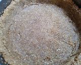 Mézes-diós sajttorta, narancs zselével recept fázis 2 fotója