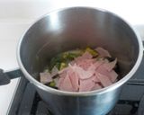 Foto del paso 8 de la receta Macarrones con espárragos trigueros, york y salsa parmesano