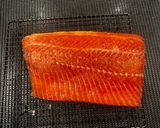 A picture of step 2 of Perfect Smoked Salmon - 1/3 of the price store bought and 5 times better :) - Enjoy.