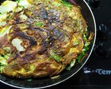 Foto del paso 4 de la receta: Tortilla de papa, nabo y acelga