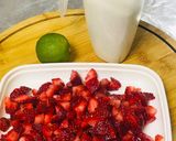 A picture of step 1 of Homemade strawberry jam.