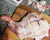 Foto del paso 1 de la receta: Paleta y costillas de cordero al horno con salsa de menta
