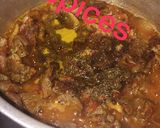 A picture of step 4 of White rice with vegetable soup.