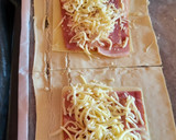 Foto del paso 4 de la receta: Cañas de hojaldre con bacon, champiñones y queso