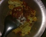 A picture of step 3 of Indomie with rice.