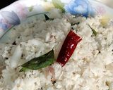 A picture of step 4 of Coconut rice.