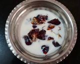 A picture of step 1 of Date and Walnut Cake.