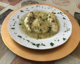 Foto del paso 9 de la receta: Rape y merluza en salsa de ajo y vino blanco