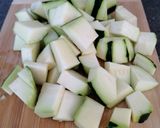 Foto del paso 2 de la receta: Crema de coles de Bruselas y calabacín