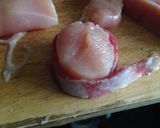 Foto del paso 8 de la receta: Rollitos de pollo envuelto en tocino y salsa teriyaki con papas a la mantequilla, romero y merkén