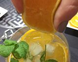 Foto do passo 2 de Gin com laranja e hortelã