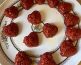 A picture of step 5 of Strawberry barfi.