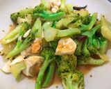 รูปขั้นตอนการทำที่ 4 ของ บรอกโคลีผัดไข่เค็ม