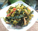 Foto langkah ke 3 dari resep TUMIS DAUN PEPAYA DAN TERI, ga pahit.