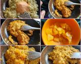 A picture of step 2 of Sweet and Sour Pumpkin Halwa Cake.