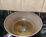 A picture of step 2 of Shimla mirch aloo sabzi.