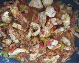 Foto del paso 3 de la receta Falso arroz (de coliflor) guisado con pollo