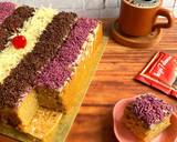 Cara Membuat Cake Potong Kopi Taro Coklat Keju 4