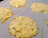 A picture of step 4 of Baked Zucchini Fritters.