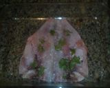 Foto del paso 1 de la receta: Dorada al horno con refrito de verduras al vino