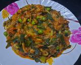 हरा प्याज़ की सब्जी (Hara pyaz ki sabzi recipe in Hindi) रेसिपी चरण 4 फोटो