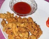 A picture of step 3 of Fried chicken strips.